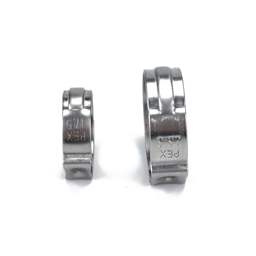 42 шт. Одинарные ушные хомуты из нержавеющей стали для автомобильных гидравлических шлангов O-образные зажимы для труб топливных воздушных шлангов