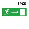 NEW 1/3Pcs Doors Stairs Home Garage Bumper Waterproof Warning Signage Design Safety Signage Car Parts