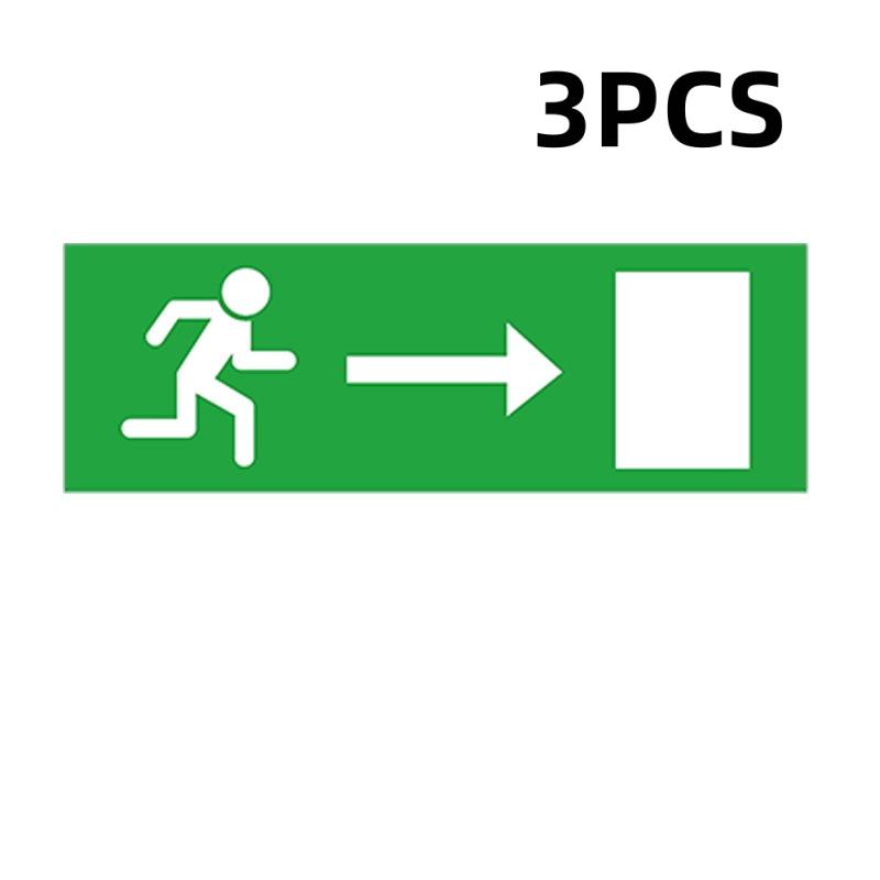 NEW 1/3Pcs Doors Stairs Home Garage Bumper Waterproof Warning Signage Design Safety Signage Car Parts