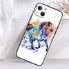 Horse Pony Pattern Phone Case For iPhone 16 15 14 13 12 11 Pro Max Mini X XR XS Max 7 8 Plus Back Cover