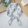 Thin cotton and linen small square scarf fresh and breathable women's soft literary and decorative small silk scarf summer scarf women's versatile 