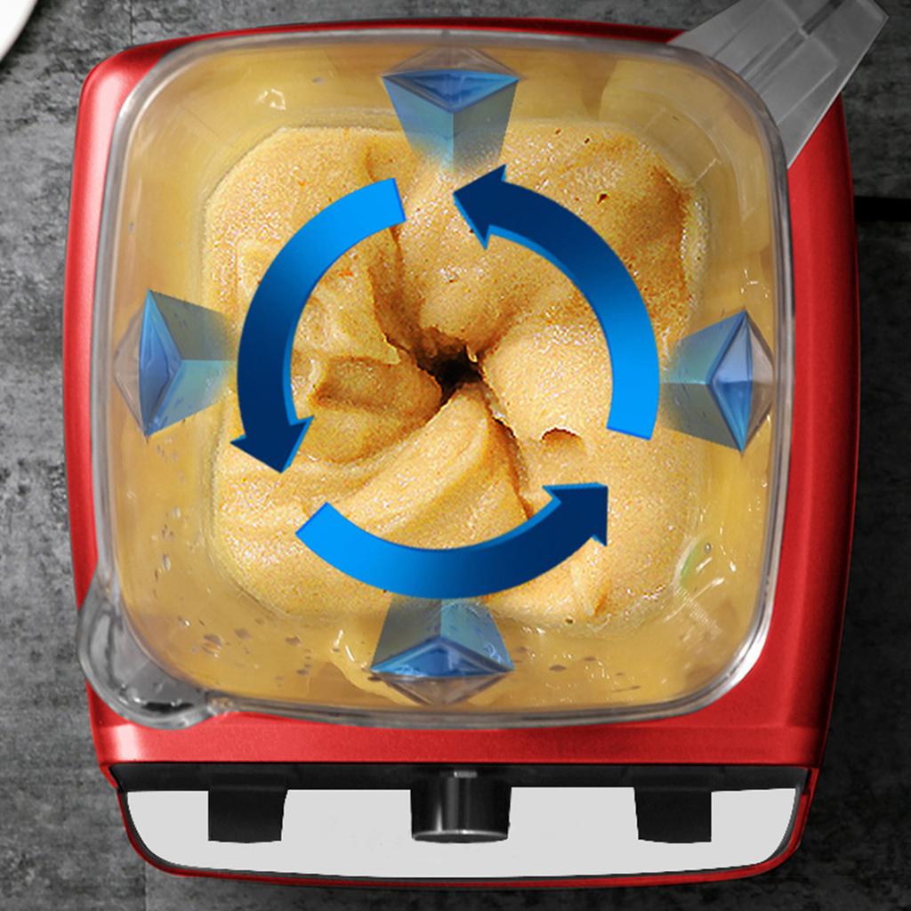 Многофункциональный блендер для смузи, молочного коктейля, соковыжималка, ледяная дробилка, электрическая мельница для зерна, 4500 Вт, 15 скоростей вращения