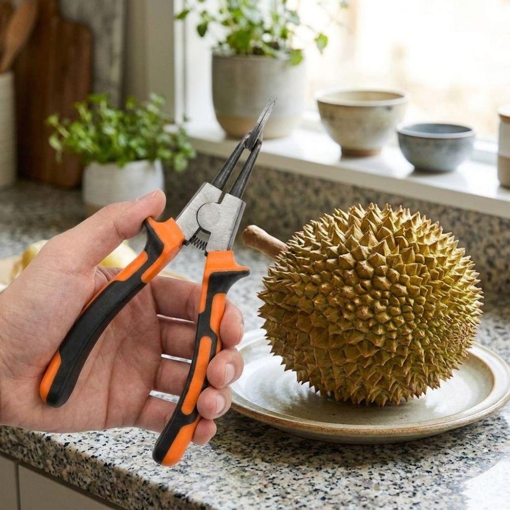 Labor-saving Durian Shell Opener Anti-slip Handle Durian Shell Pliers Watermelon Opener Fruit Shop