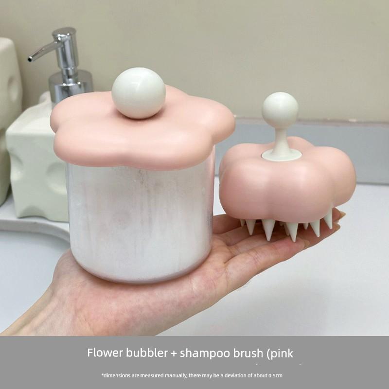 Shampoo Foaming Device, Bubble Facial Cleanser, Shower Gel Foaming Tool, Manual Bath and Hair Washing Foaming Device, Foam Magic Tool