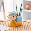 Office Desktop Decorations Cute Cat Pencil Holder Ornaments Teacher's Day Gift Cute Healing Small Objects