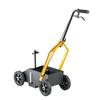 Striping Line Marking Machine 9-Can Capacity Black with 4 Wheels, Parking Lot Striping Machine, 50-100 mm Adjustable Line Width, Heavy Duty, Fast and