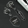 Carbon Fiber B-Bentley-B Car Keychain Keyring Key Ring Pendant for Bentley Continental GT MULLINER Bentayga Flying Hurtling Spur
