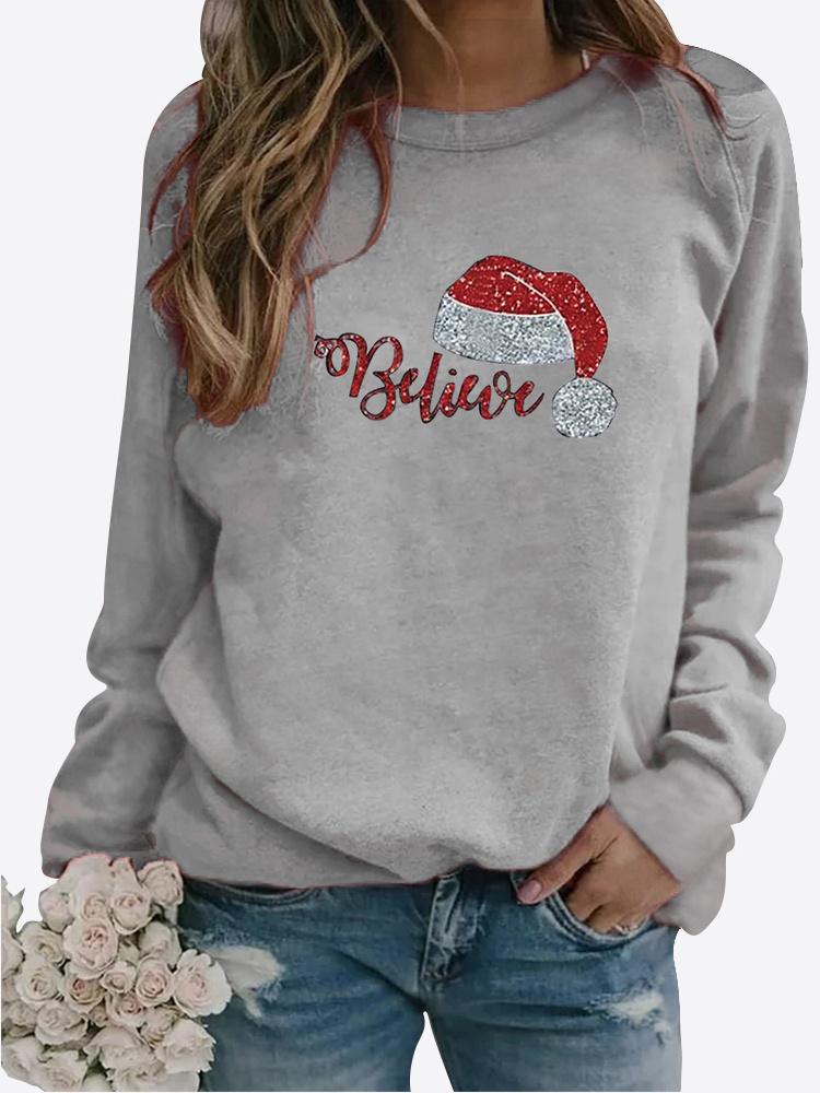 Autumn New Sweater Women's Printed Tops T-shirt Ladies Round Neck Long Sleeve Casual Sweatshirt Plus Size Blouse