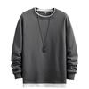 W Wonyo Long Sleeve Pullover Lightweight and Popular Layered Stylish and Cool Casual Long Sleeve Plus Color XL Men's Sweatshirt, Fall/Winter