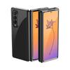 Чехол с покрытием для Samsung Galaxy Z Fold 4, крышка с металлической рамкой, черный