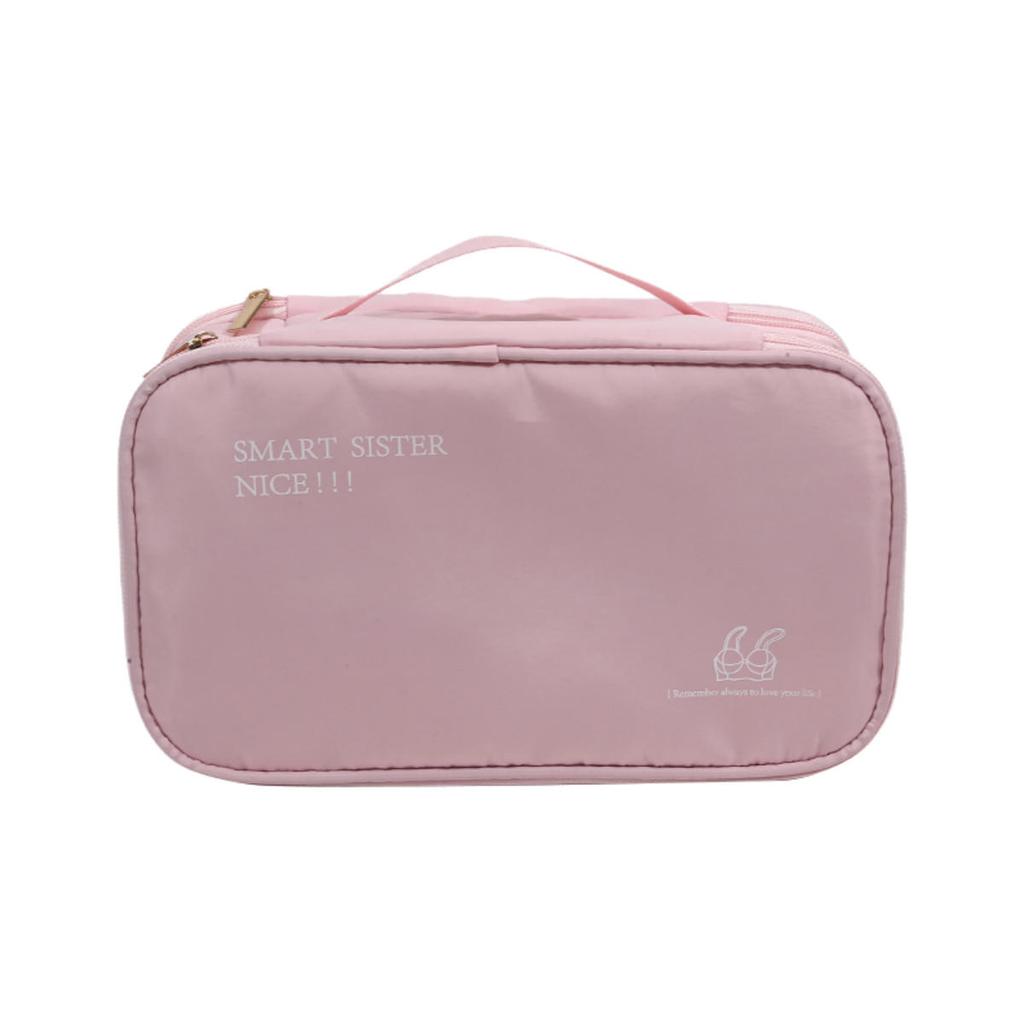 Дорожная сумка для хранения Портативный органайзер для нижнего белья, колготок, носков Двухслойная Большая вместимость Сумка для багажа Предметы первой необходимости для путешествий