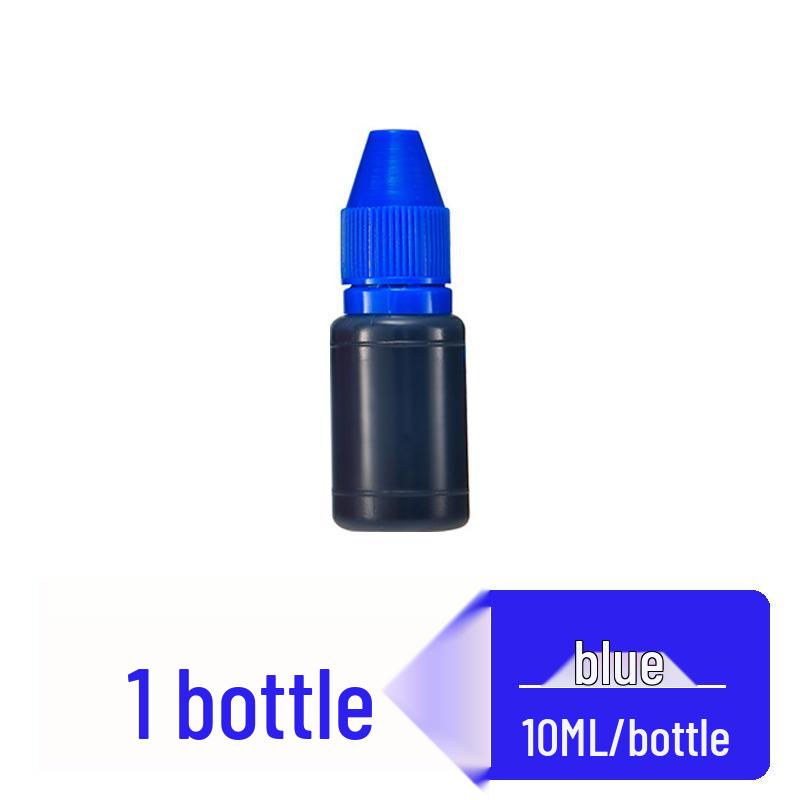 Быстросохнущая светочувствительная штемпельная подушка с чернилами для штампов - Красный, Черный, Синий, Фиолетовый, Зеленый Несмываемые чернила