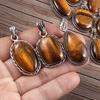 Genuine Tiger Eye Pendant, Sterling Silver Pendant,Tiger Eye Gemstone Pendant, Stone Pendant, Anniversary Gift, Tigers Eye Tear Drop Pendant
