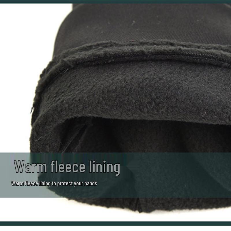 Унисекс Термоперчатки для вождения и велоспорта - Водонепроницаемые, Нескользящие, Совместимые с сенсорным экраном для осени/зимы