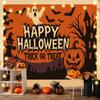 Halloween Backdrop  Carnival Party Pumpkin Scene Backdrop  Decorative Hanging Cloth