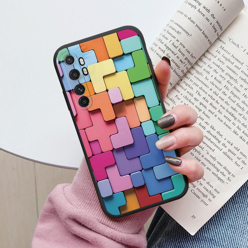 Чехол-обложка для Xiaomi Mi Note 10 Lite, милые мультяшные рисунки, мягкий силиконовый чехол для телефона для Xiaomi Mi Note 10 Lite, Fundas, цветы