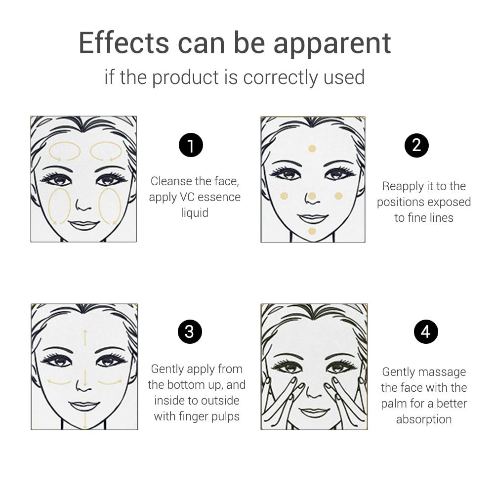 Vitamin C Serum Freckle Fade Dark Spot Removal Anti-aging Whitening Moisturizing Facial Serum