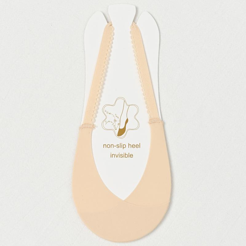 Invisible Non-slip Women's Ice Silk No-show Socks for High Heels