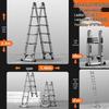 JINGGENG Multi-functional Telescopic Extension Ladder