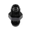 A ABSOPRO Female Flare Reducer Hose Fitting Adapter AN6 AN6 Fuel Line Connector Aluminum Black