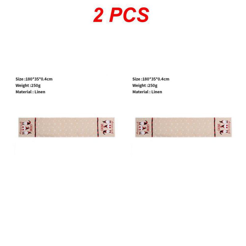 Рождественская дорожка для стола Веселое рождественское украшение для дома Декор для рождественской вечеринки 2024 Navidad Notal Noel Украшение С Новым годом 2025