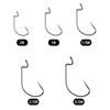 50шт. Набор крючков Offset Hook 2#3/0# Texas Rig Hooks из высокоуглеродистой стали, рыболовный набор Professional Fishing Kit