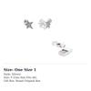 Pandora 925 Sterling Silver Stud Earrings Women's Silver 290012C01
