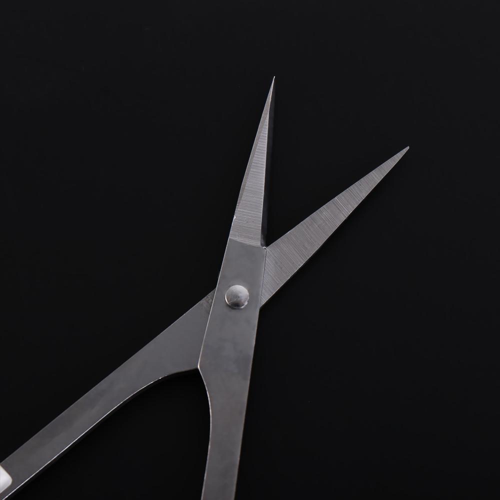 Многофункциональные прямые изогнутые кончики ножниц из нержавеющей стали с круглой головкой для волос в носу Красота