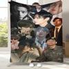 Ким Тхэ Хён V Kpop B-BTS Фланелевое одеяло, Ультрамягкий теплый плюшевый плед для дома, спальни, кровати, дивана, офиса, кемпинга, пикника
