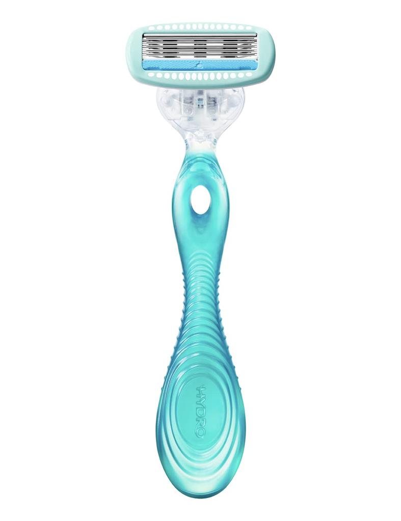 Schick Комбинированная маска Hydrosilk для чувствительной кожи (держатель (с лезвием) + 4 сменных лезвия) Женская бритва зеленая