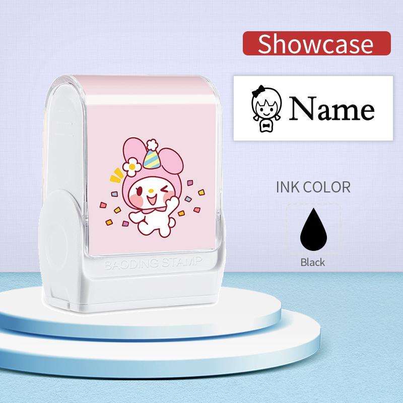 Персонализированный штамп My Melody – Водостойкие чернила для классных наклеек, организации школьных принадлежностей, праздничных подарков