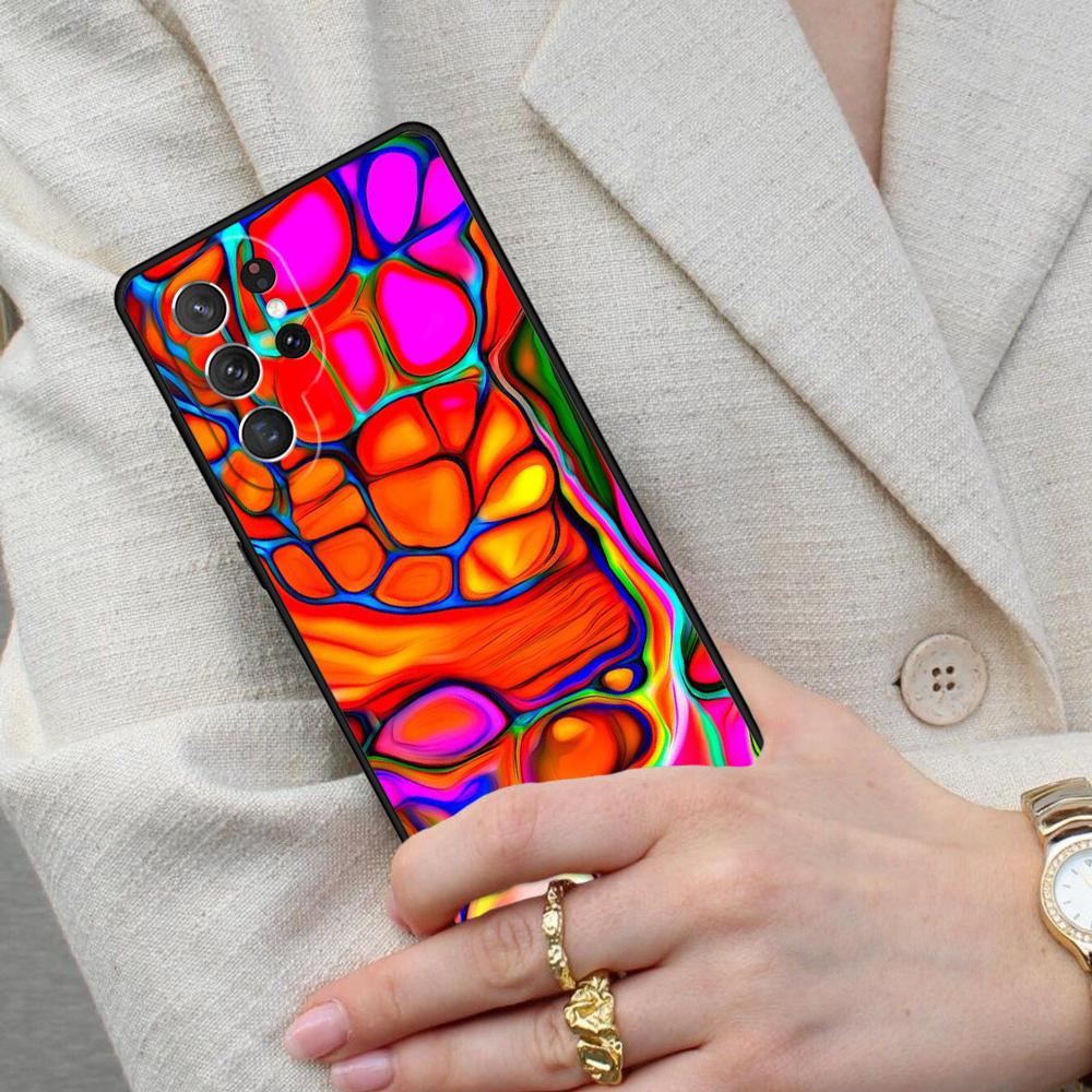 Abstract Cell Cell Phone Case for Samsung Galaxy S26 Ultra S25 S24 S23 S22 S21 S20 Note10 Cover