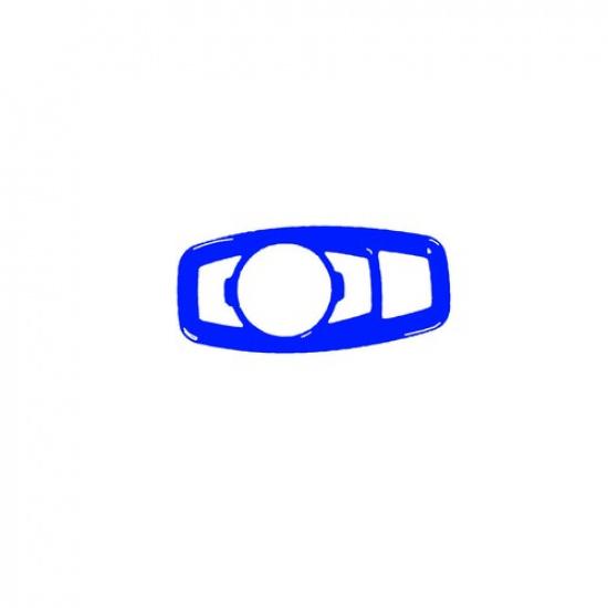 Car Headlight Switch Control Frame Cover 1* For Ford Edge 2015- Bright Blue