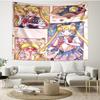 Sailor Moon Print Tapestry - Portable Wall Decor Cloth, for Home, Dorm, Travel, Bedroom, Living Room - Ideal Birthday Housewarming Gift