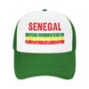 Senegal  Sun Hats  Fitted Retro FeUnisex Unisex Mesh Trucker Hat Breathable Print Hiking Fishing Baseball Cap Birthday Gift