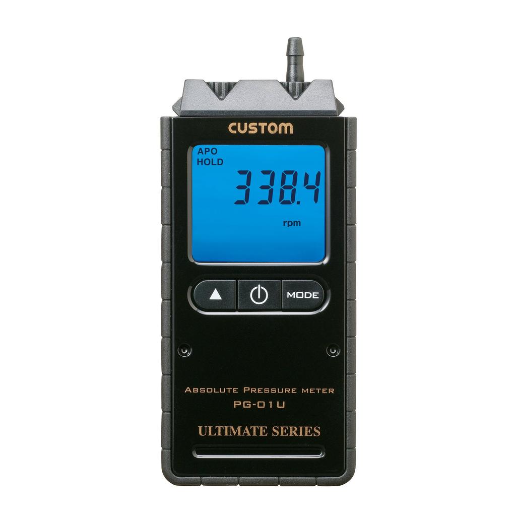 Цифровой манометр абсолютного давления CUSTOM, корпус черного цвета, рояль, PG-01U