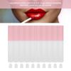 Lip Gloss Tubes Empty Lipstick Tubes Bottle Empty Refillable Cosmetics Containers (Brush SemiTransparent Bottle)