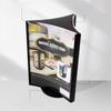Three-Sided Acrylic Revolving Table Card A4/A5 Menu Sign Holder Menu Display Stand  Desktop Use