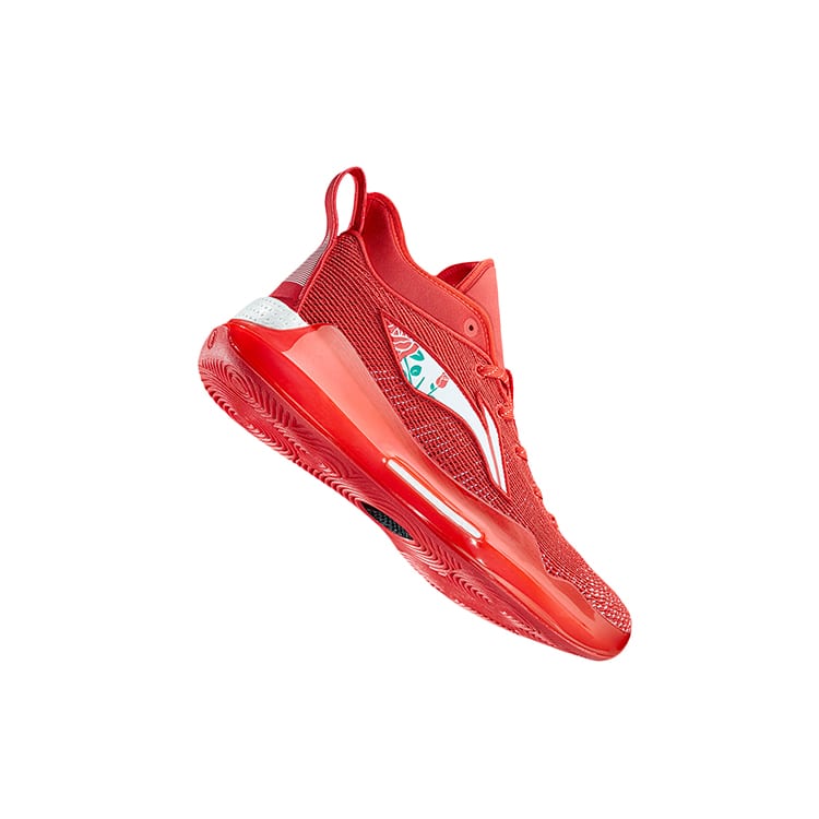 Баскетбольные кроссовки Li Ning YuShuai 13 Мужские Средние Огненно-красные ABAQ013-3
