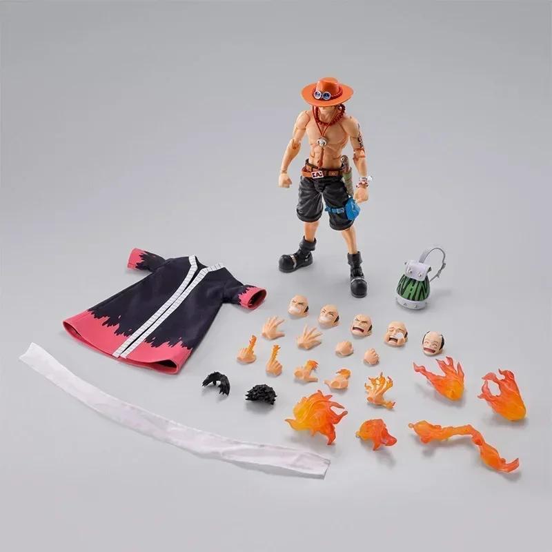 В наличии новый SHF S.H.Figuarts ПОРТГАС.Д.ЭЙС Огненный Кулак Фигурка Готовая Модель Аниме Игрушка-экшен Подарки для детей НАБОР СОЛДАТА