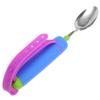 2Pcs/Set Adjustable Adaptive Spoon Fork Nonslip Food Aid Spoon  Disabled Feeding
