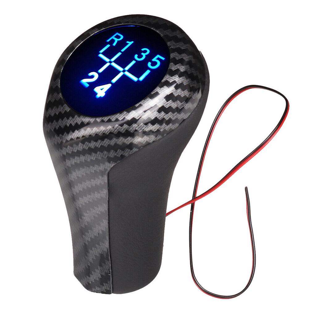 Стиль волокна углерода ручки переключения передач 5/6 скоростей легкий для установки