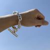 Unisex Pig Nose OT Buckle Bracelet: S925 Sterling Silver Retro Jewelry Trend