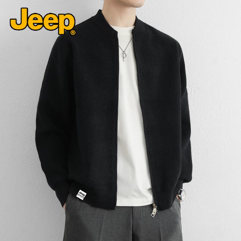 Jeep Мужской вязаный кардиган в американском стиле