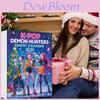 K-pop Охотники на демонов Адвент-календарь с акриловыми фигурками для рождественских подарков и украшения для вечеринки
