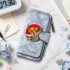 Vintage Samurai Print Long Wallet Fashion Casual Card Holder Portable Daily Use Purse
