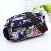 Middle Aged and Elderly Crossbody Bag Single Shoulder Bag Small Flower Cloth Bag Middle-aged Women's Bag Casual Nylon Canvas Bag