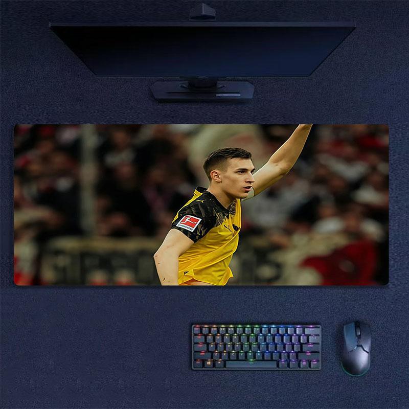 Nico Schlotterbeck Mouse Pad, Large Gaming Desk Mat, Non-slip XXL Mousepad for Laptop & Tablet, Mini PC Playmat with Stitched Edges