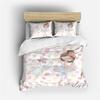 Cartoon Ballet Dancing Girl Duvet Cover Set Princess Style Twin Siz Bedding Set Kids Girl Nordic Bed Cover 150 90  Queen King