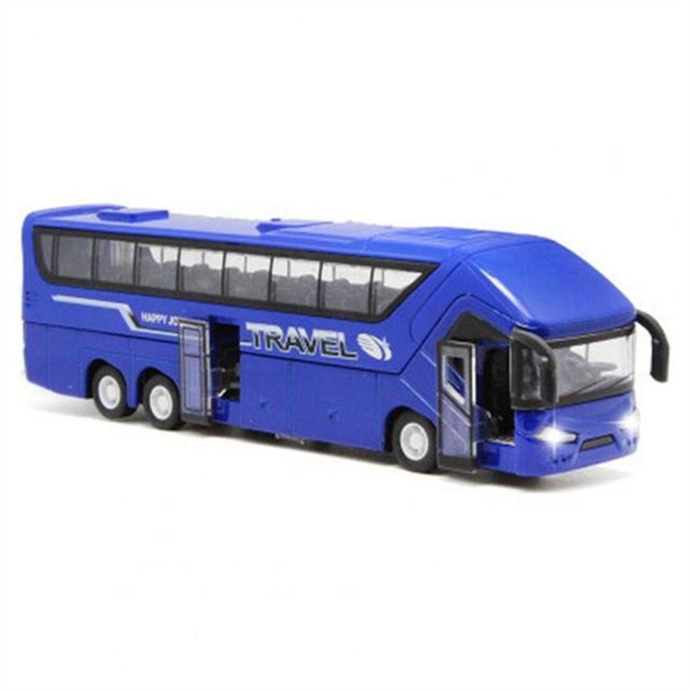 Music Car Bus Model Educational Toys Bus Toy Bus Model Car Toy Long-distance Bus Double Decker Bus